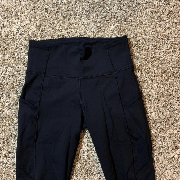 GUC lululemon fast and free crops - Picture 2 of 7